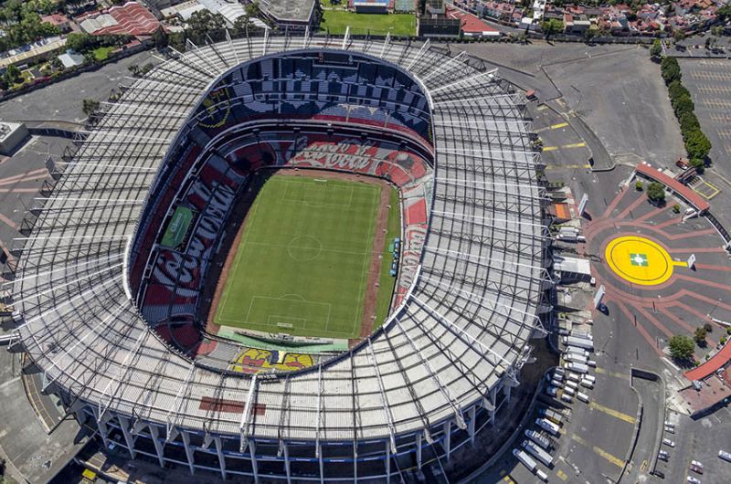 Azteca là sân vận động Mexico City với sức chứa 87.523 chỗ