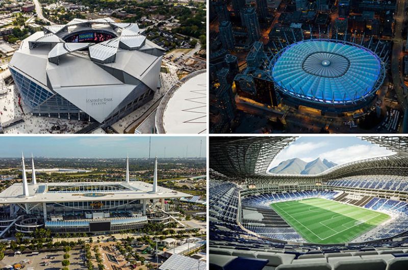 Khám phá ngay danh sách 16 sân vận động đăng cai WC 2026 chi tiết nhất