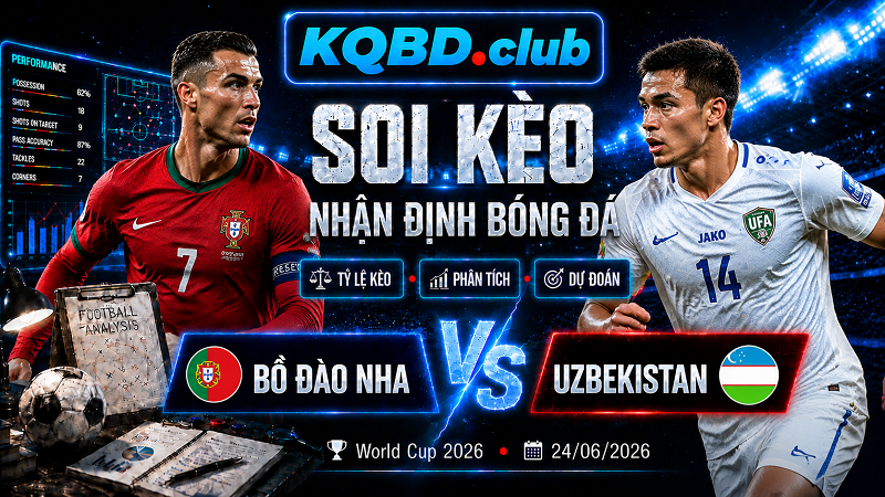 Đội hình dự kiến trước trận Bồ Đào Nha và Uzbekistan