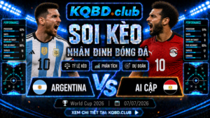 Đội hình dự kiến trước trận Argentina vs Ai Cập