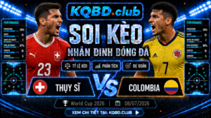 Đội hình dự kiến trước trận Thụy Sĩ vs Colombia